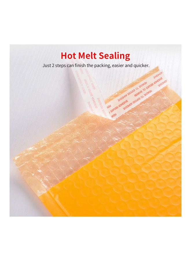 Generic 50-Piece Bubble Mailers Padded Shipping Envelope Bag Yellow  - Image 4