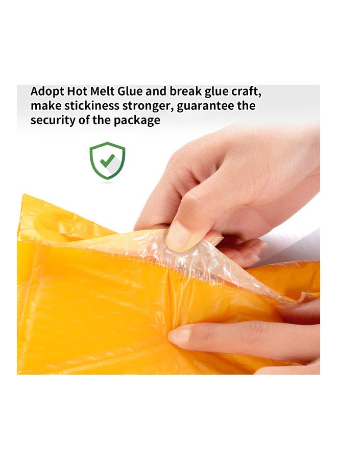 Generic 50-Piece Bubble Mailers Padded Shipping Envelope Bag Yellow  - Image 5
