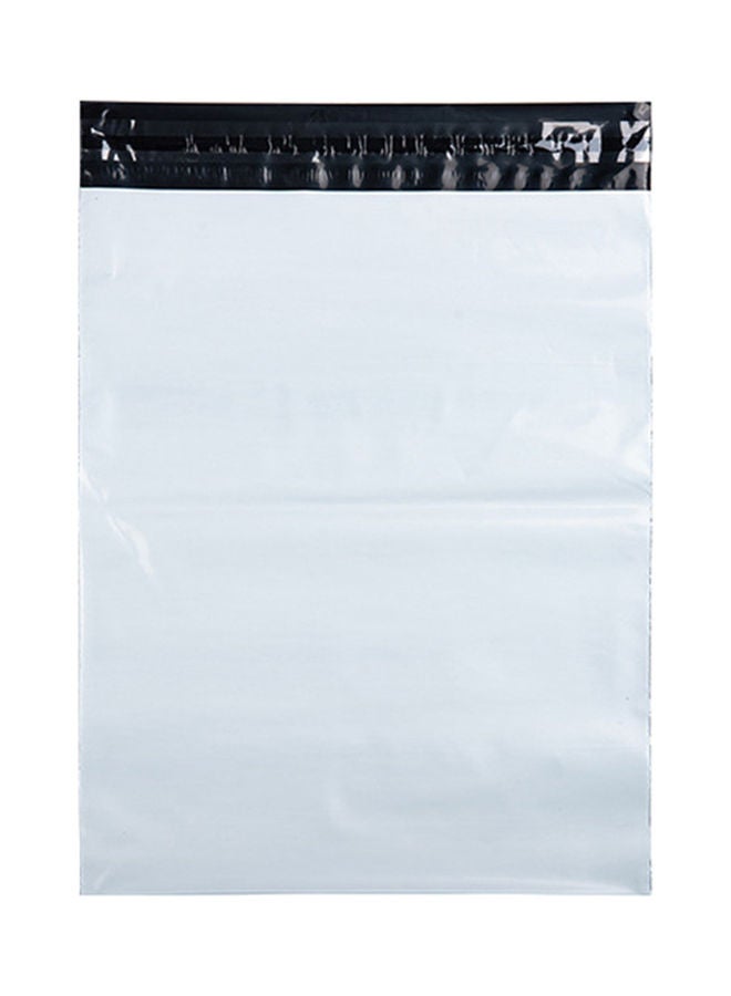 Generic 100-Piece Self-Seal Waterproof Shipping Bags Poly Mailers Envelopes Mailing Bags White  - Image 1