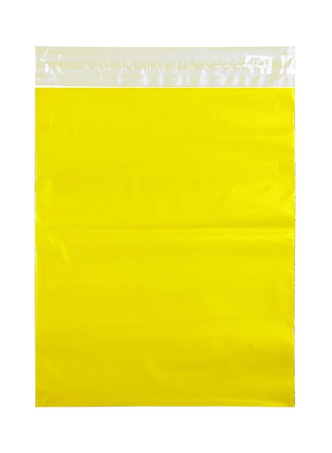 Generic 100-Piece Waterproof Shipping Bags Poly Mailers Envelopes Mailing Bags Yellow  - Image 1