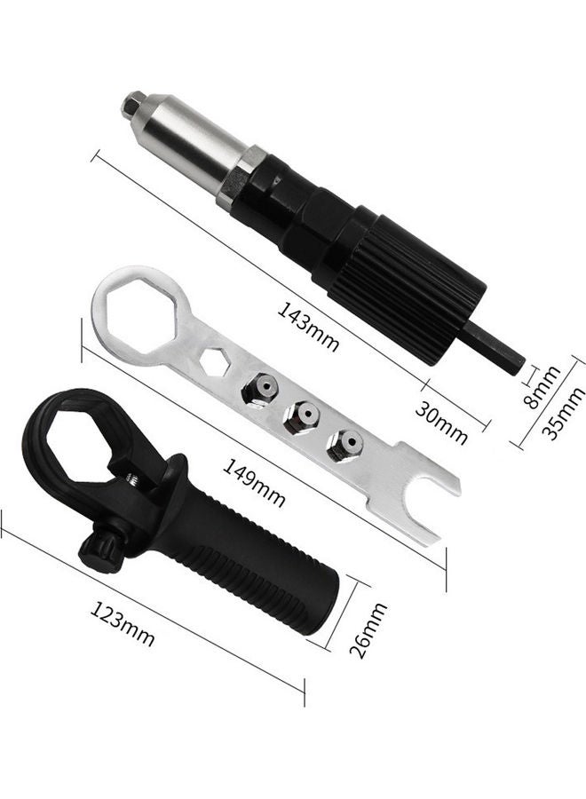 Generic - Cordless Riveting Drill Joint Adapter Multicolour 14.50X4.50X6.50cm - Image 1