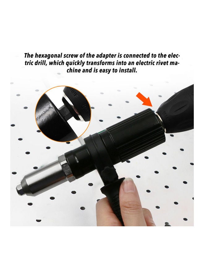 Generic - Cordless Riveting Drill Joint Adapter Multicolour 14.50X4.50X6.50cm - Image 1