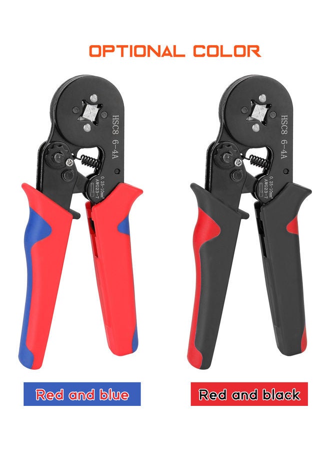 Self Adjustable Crimper Plier for Cable End Sleeves Ferrules Multicolour 18.50X2.40X9.00cm  - Image 5