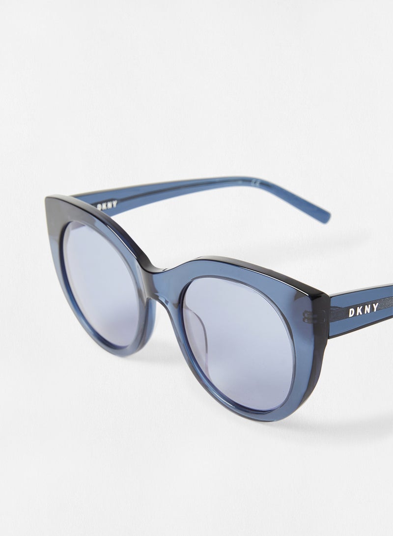 DKNY Women's UV Protection Round Sunglasses - Image 3