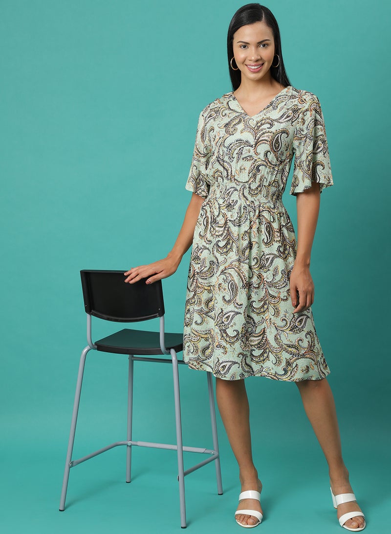 Aila - Casual Basic Long Evening Maxi Dress Multicolour - Image 1