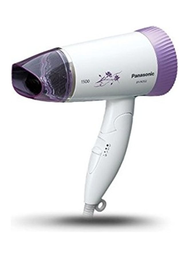 Panasonic Foldable Silent Hair Dryer White/Purple - Image 2