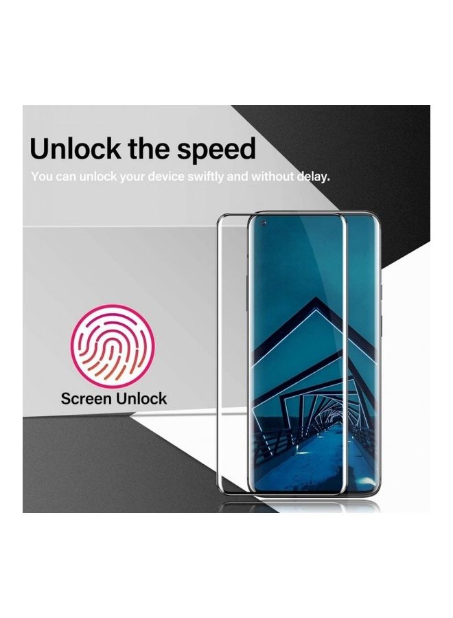 MARGOUN 2-Pack Super Shieldz 3D Tempered Glass Screen Protector for OnePlus 8 Pro Clear/Black - Image 5