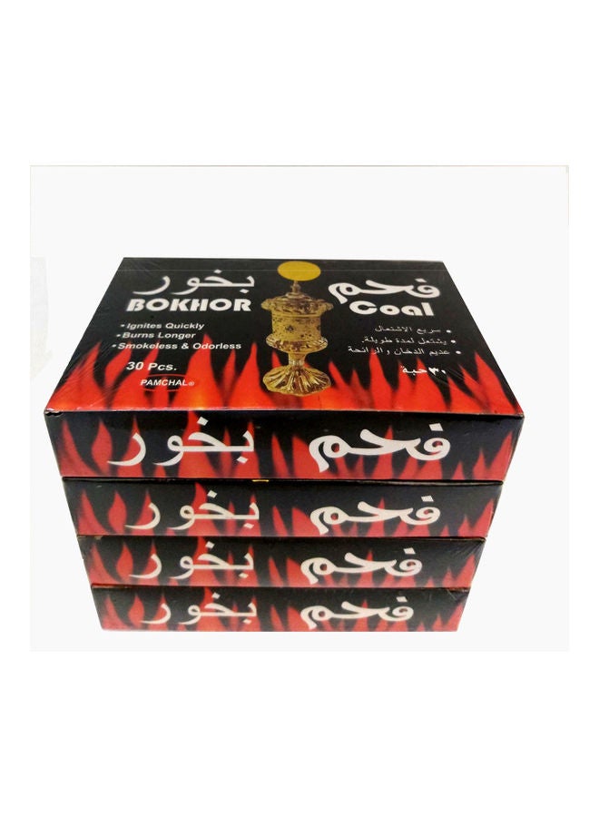 Generic 30-Piece Charcoal Torch Coal, Pack Of 4 Black  - Image 2
