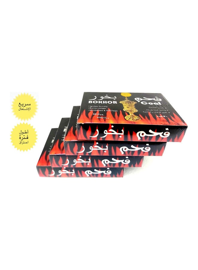 Generic 30-Piece Charcoal Torch Coal, Pack Of 4 Black  - Image 3