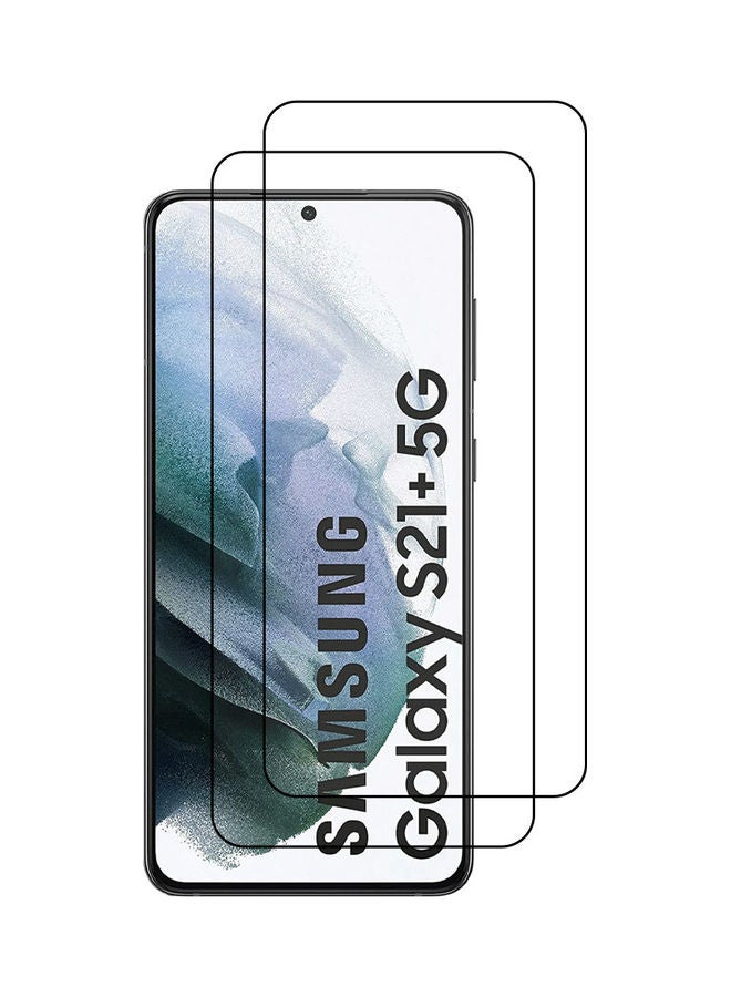 MARGOUN 2-Pack Super Shieldz 3D Tempered Glass Screen Protector for Samsung Galaxy S21 Plus Clear - Image 1