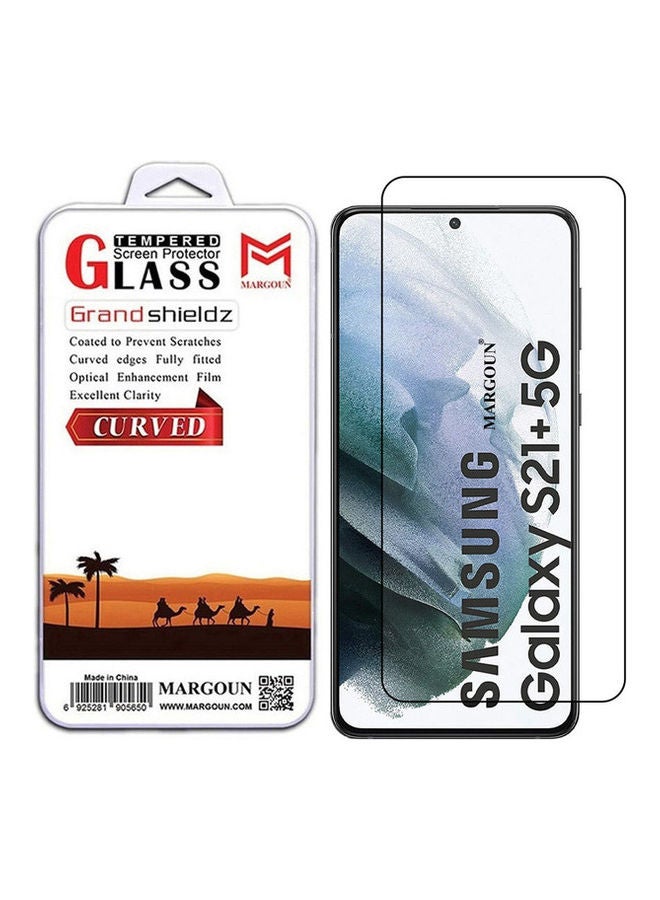MARGOUN Grand Shieldz 3D Tempered Glass Screen Protector for Samsung Galaxy S21 Plus Clear - Image 2