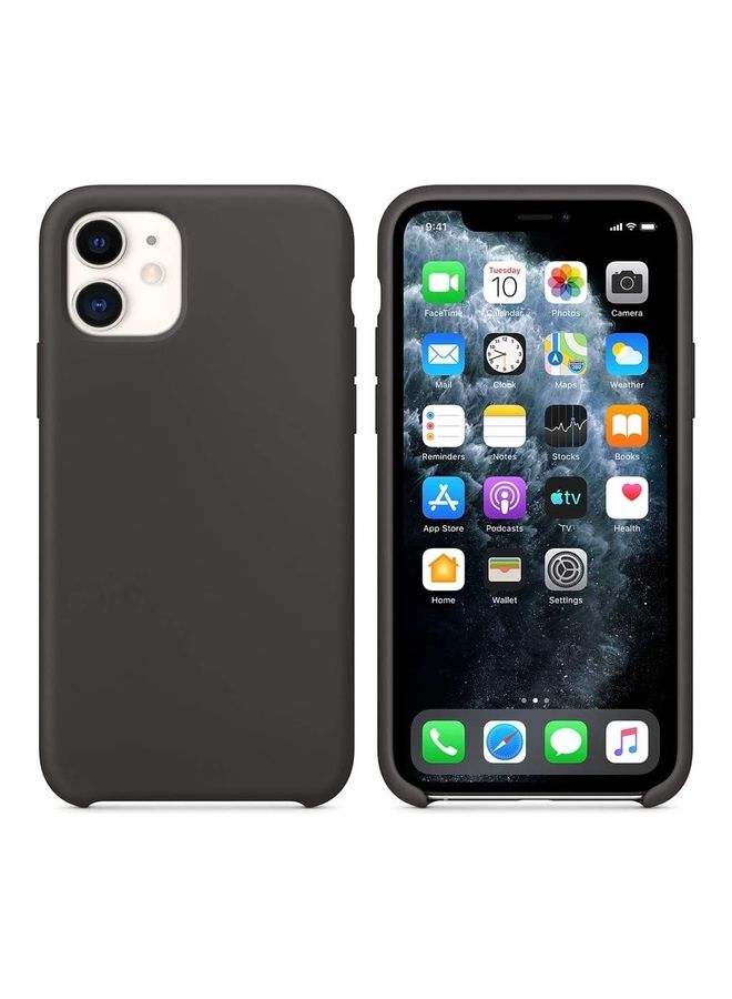 ICS Ultra-Thin Silicone Leather Soft Case Cover For Apple iPhone 11 6.1 inch Black - Image 2