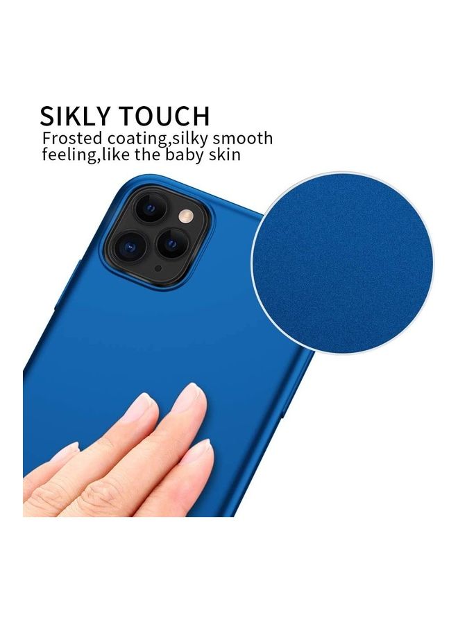 أي سي إس غطاء حماية ناعم ورفيع للغاية بسطح غير لامع (مات) من البولي يوريثان الحراري لهاتف أبل آيفون 11 برو أزرق - Image 2