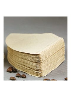 XiuWoo 100-Piece Coffee Filter Cup Paper Beige 16.4 x 10.4 x 5.0cm  - Image 4