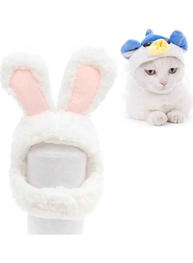 BGM 4-Piece Soft Headgear Cat Dog Cross Dress Pet Hat Multicolour  - Image 1
