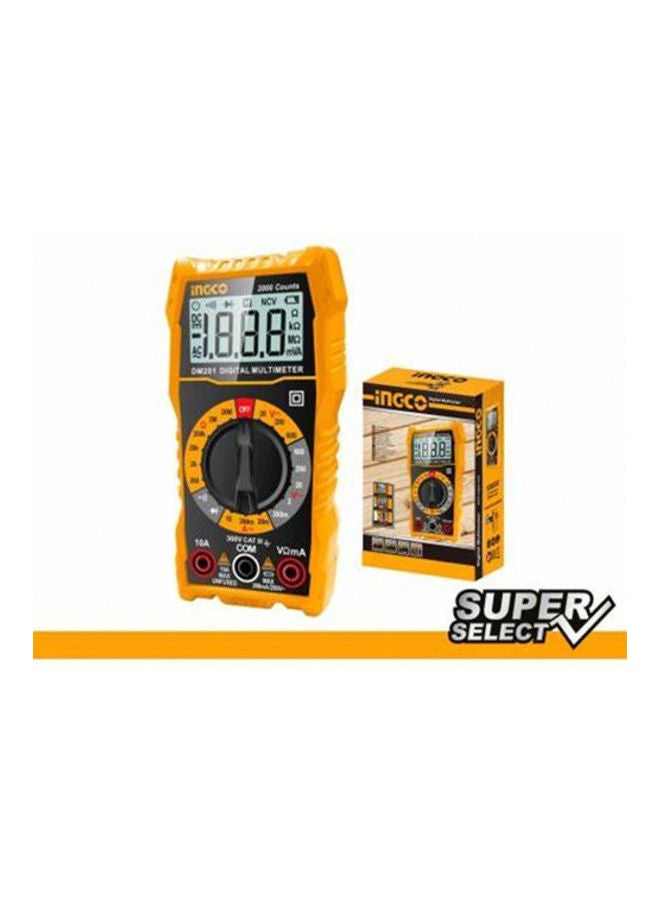 INGCO Digital Multimeter Yellow/Black