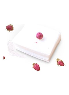 XiuWoo 100-Pack Disposable Filter Empty Herb Loose Tea Bag White one size  - Image 5