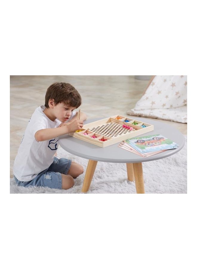 Viga Wooden Beads Create Colourful Pictures Making Toy  - Image 3