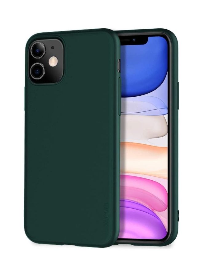 ICS Slim Fit Soft TPU Matte Surface Ultra Thin Phone Case For Apple iPhone 11 Green - Image 1