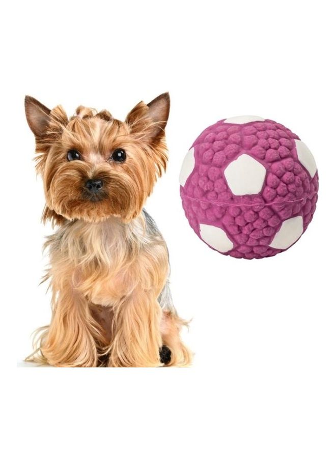 BGM Latex Dog Bite Sound Ball Pet Toys Purple - Image 1