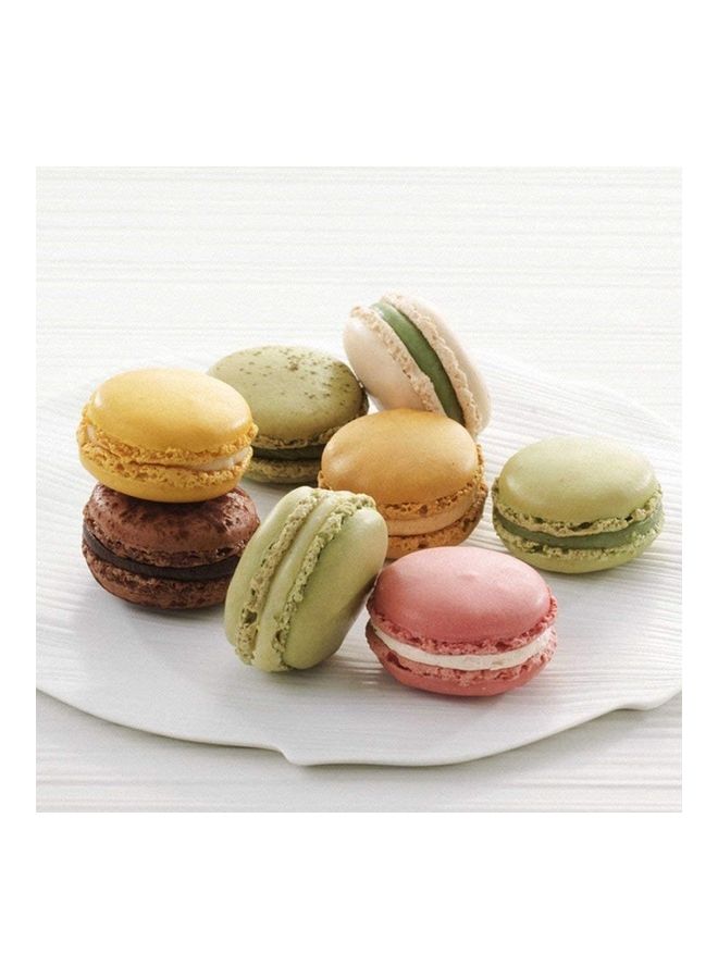 XiuWoo 6-Cavity 3D Macaroon Silicone Mold Pink 5.1 x 3.5 x 1inch - Image 4