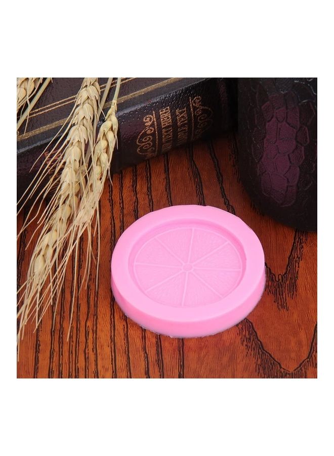 XiuWoo 2-Pack Lemon Slice Orange Fruit Piece Silicone Mold Pink 6 x 4.5cm - Image 4