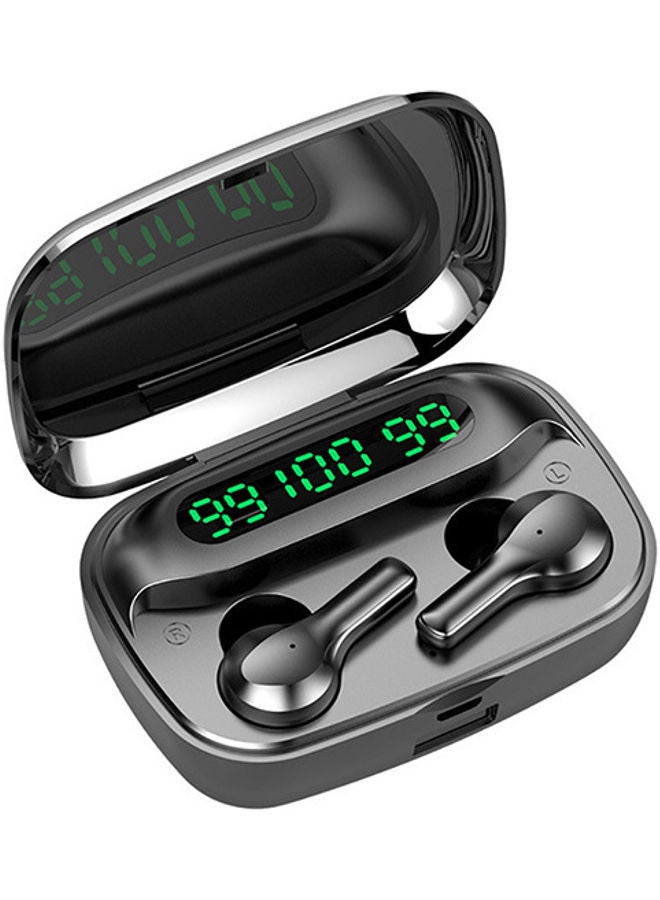 Arabest R3 Wireless Earphones With Charging Station Black - Image 1