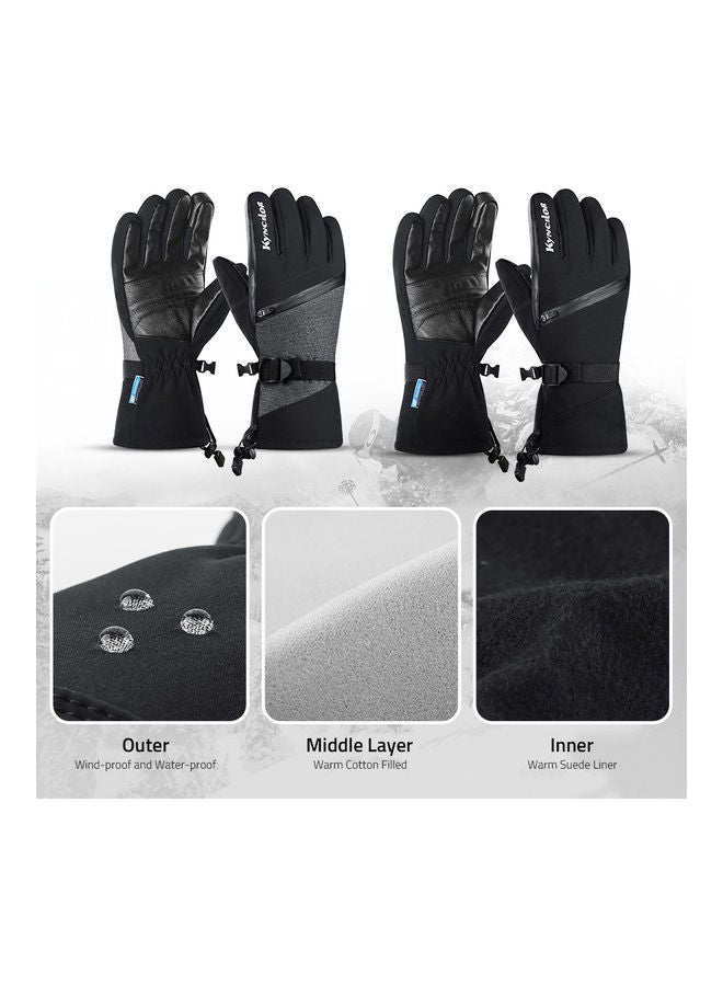 kyncilor Warm Touchscreen Ski Gloves XL - Image 4