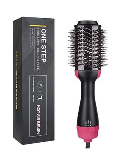 ACHAS One Step Hair Dryer And Styler Black/Pink  - Image 1