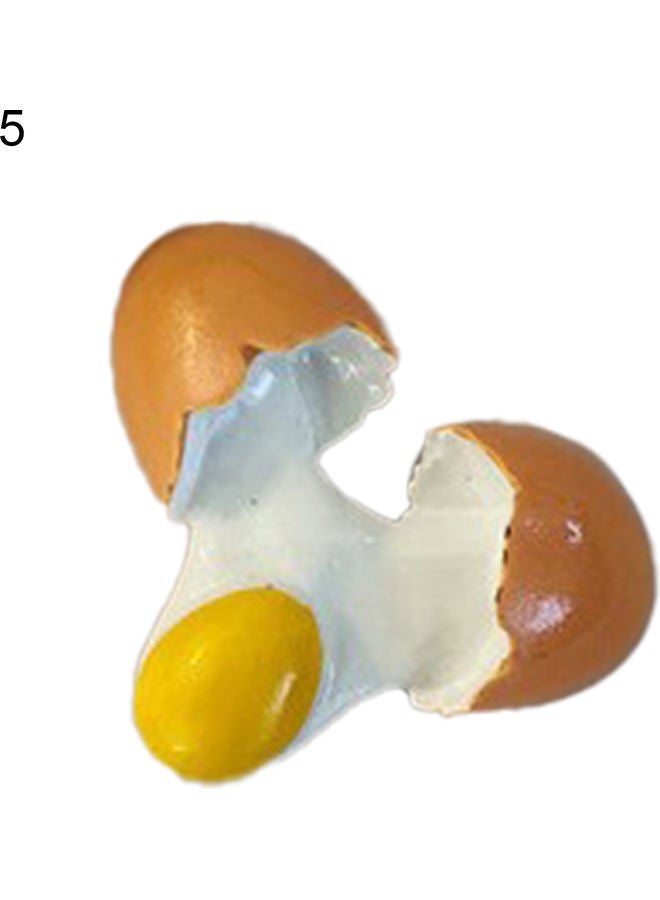 3D Eggs Design Resin Refrigerator Magnet Multicolour - Image 1
