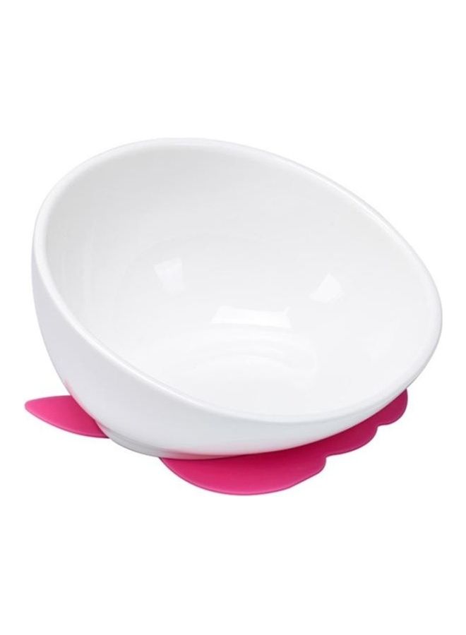 BGM Pet Dog Ceramic Universal Non-slip Food Bowl Feeder White/Red - Image 2