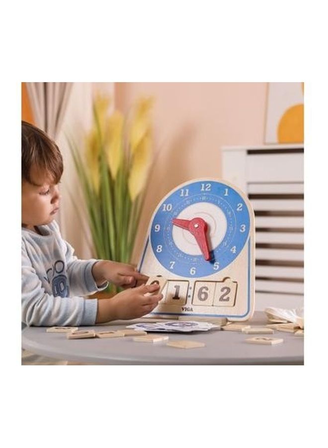 Viga Learning Clock Game Set - Image 2