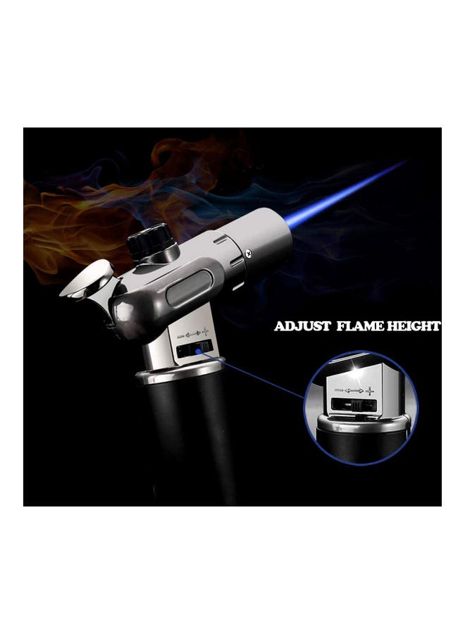 Honest Windproof Butane Adjustable Torch Gas Lighter Gold 18cm - Image 3
