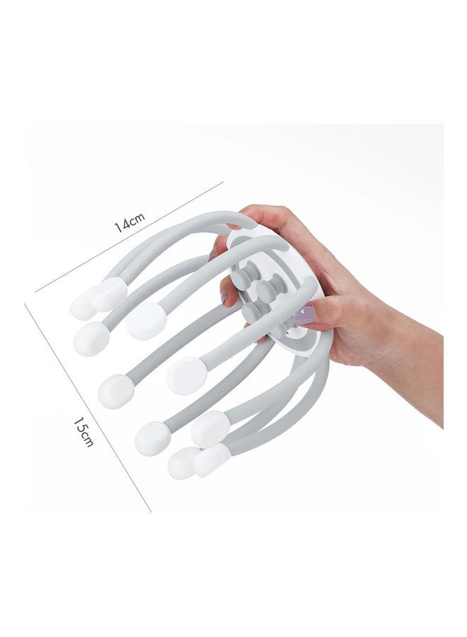 جهاز تدليك برأس لفروة الرأس قابل لإعادة الشحن بتصميم أخطبوط ذكي بدون استخدام اليدين - Image 1