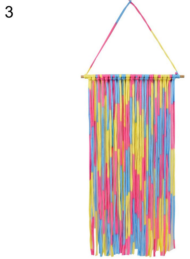 Wall Hanging Hair Clip And Bow Organizer Decor Multicolour - Image 1