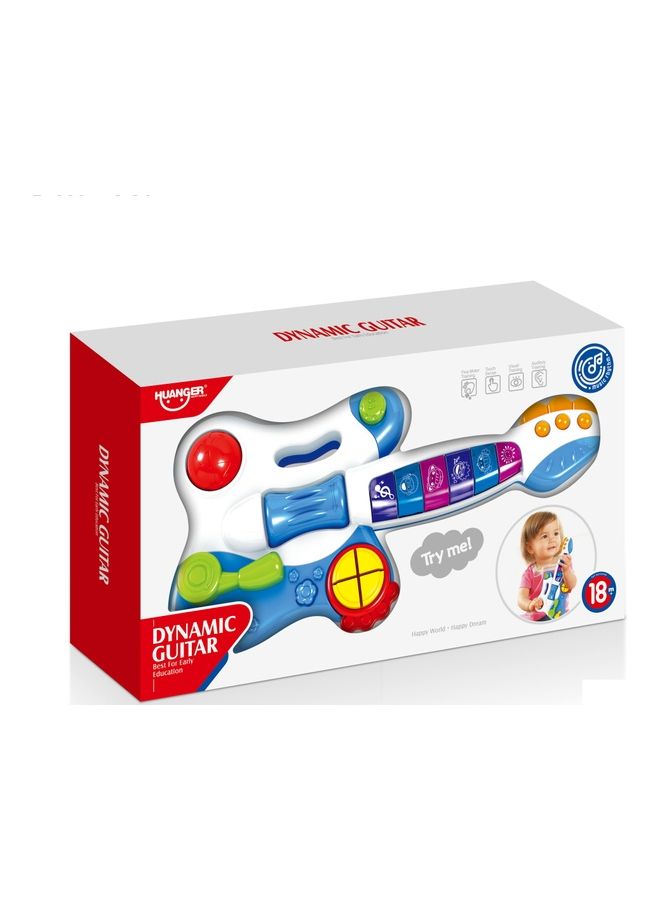 HUANGER - Baby Educational Toys With Atractive Music Dynamic Guitor For Toddlers Boys Girls For Age 1 To 2 Years - Image 1