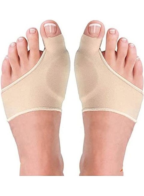 2-Piece Bunion Corrector With Non-slip Grip Insert And Gel Cushion Pad