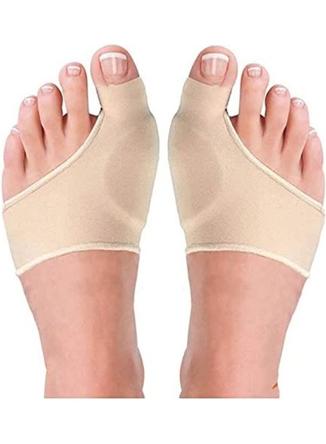 2-Piece Bunion Corrector With Non-slip Grip Insert And Gel Cushion Pad