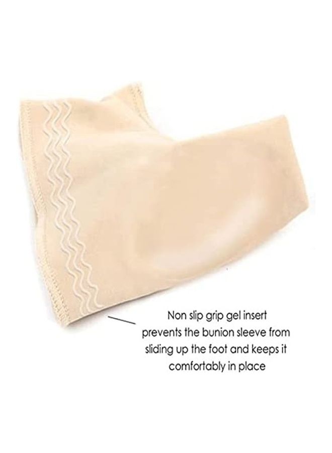 2-Piece Bunion Corrector With Non-slip Grip Insert And Gel Cushion Pad