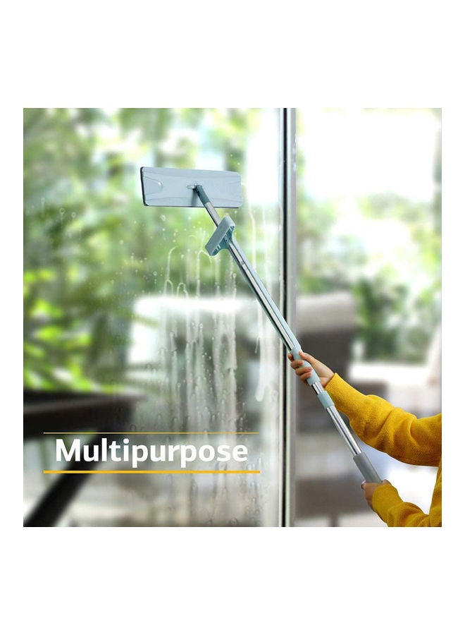 AIWANTO - 360Â° Rotating Head Flat Mop With 2 Reusable Microfiber Mop Pads Multicolour - Image 1