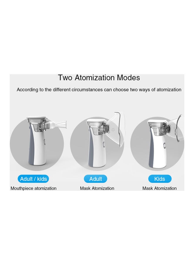 Generic - Portable Quiet Handheld Nebulizer Two Atomization Modes for Children Adult Inhale Automizer - Image 1