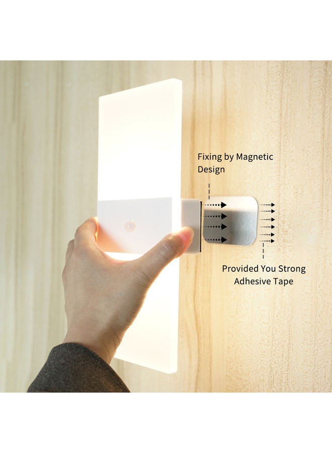 Generic - Sensitive PIR Motion Sensor Human Detector Wall Light White - Image 1