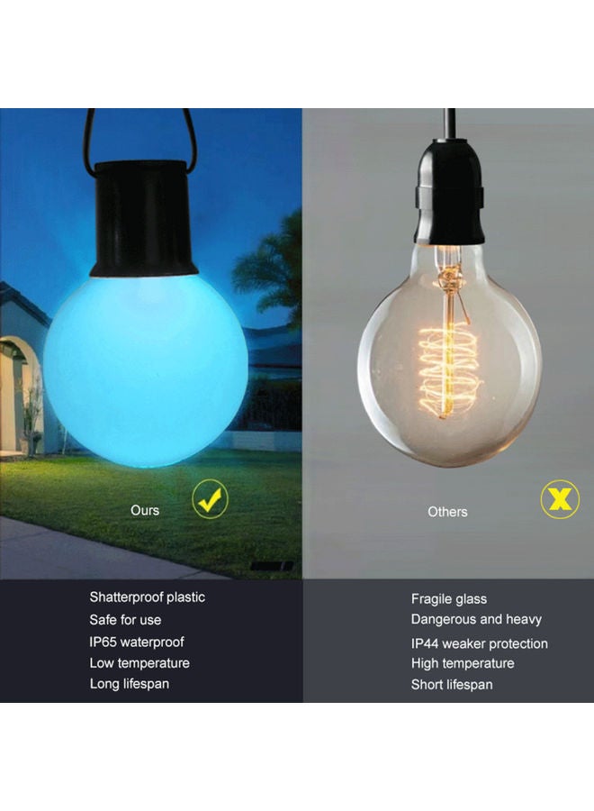 BT G40 Globe IP65 Waterproof String Light White 1.57x2.36inch