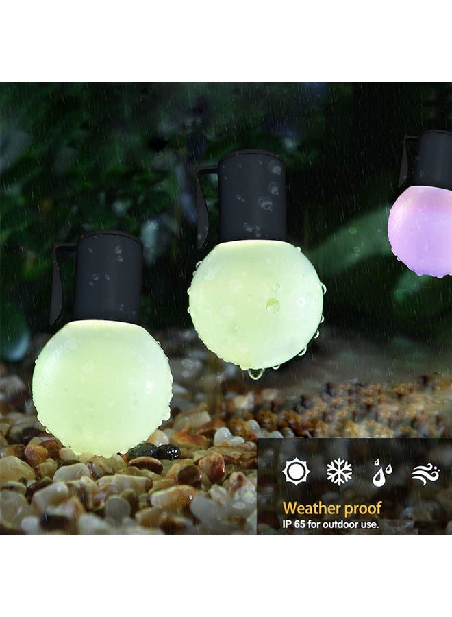 BT G40 Globe IP65 Waterproof String Light White 1.57x2.36inch