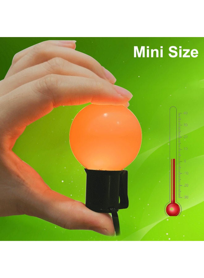 BT G40 Globe IP65 Waterproof String Light White 1.57x2.36inch