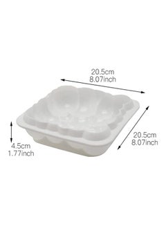 XiuWoo 3D Clouds Cake Silicone Baking Mould White 20.5 x 20.5 x 4.5cm  - Image 3