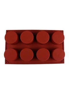 XiuWoo Round Flexible Silicone Cookie Candy Chocolate Mould Multicolour one size  - Image 1
