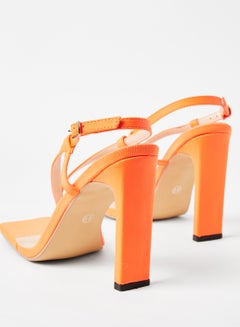 Slingback High Heel Sandals Orange - v1631378731/N47159855V_3