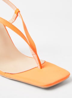 Slingback High Heel Sandals Orange - v1631378732/N47159855V_4