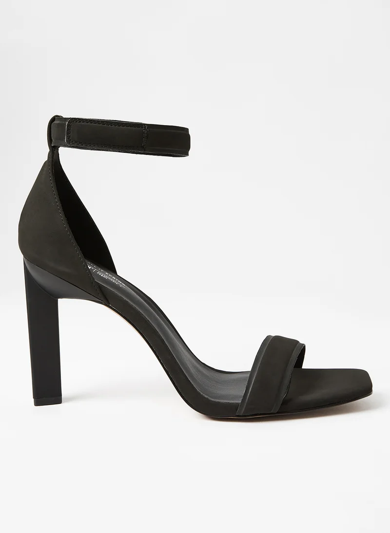 CALL IT SPRING Rosaliaa Vegan Leather Sandals Black